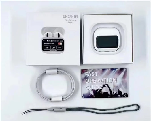 Newest A11 Pro tws earphones sport game earbuds with a touch screen Enc